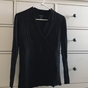 Style and co. Black Fitted top